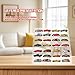 2 Pack 7-Tier Toy Cars Display for Hot Wheels, 1/64 Scale -Hold 63 Toy Cars Clear Model Car Case Holder Container Shelf (Only case)