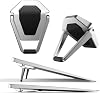 Portable Invisible Laptop Stand, Ergonomic Mini Aluminum Alloy Cooling Pads Computer StandSilver