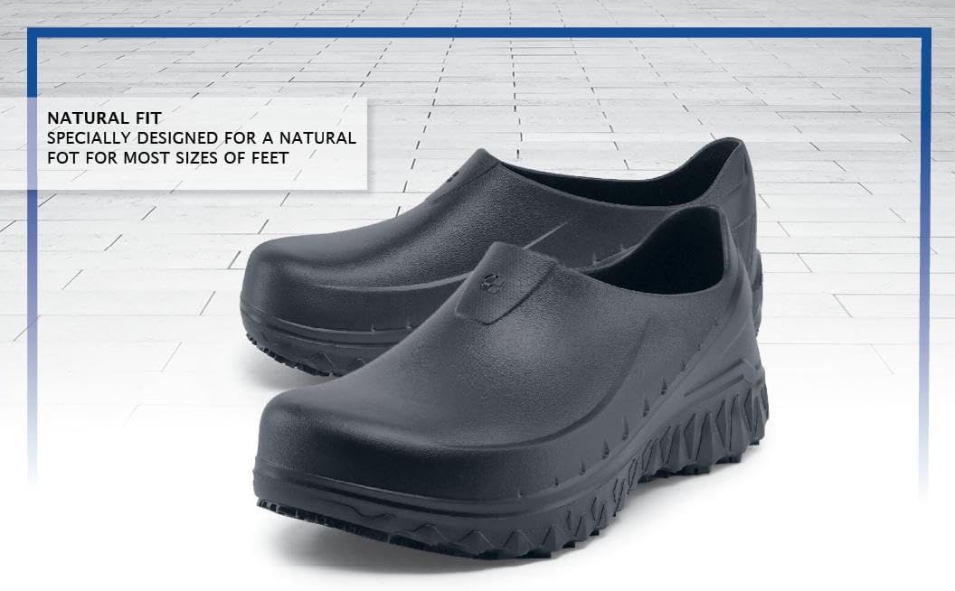 Shoes for Crews Unisex Slip-Resistant Work Clogs - Comfortable, Non-Slip Work Shoes for Men & Women in Food Service, Healthcare, Hospitality - Bloodstone - Image 11
