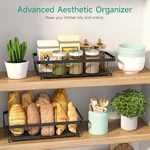 2tierfruitbasketforkitchenwith2bananahangersdetachablemetalfruitbowlforkitchencounterforfruitandvegetablestoragelargecapacitytieredfruittray Urban Country Home Decor 2 tier fruit basket for kitchen with 2 banana hangers detachable metal fruit bowl for kitchen counter for fruit and vegetable storage large capacity tiered fruit tray urban country home decor