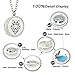 JAOYU Aromatherapy Pendant Essential Oils Diffuser Necklace Stainless Steel Locket Animal Jewelry for Women