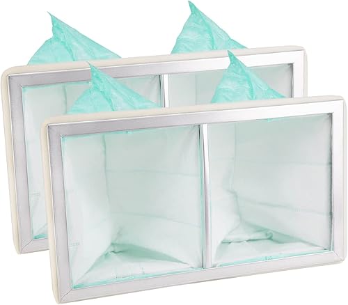 POWERTEC 75006-P2 Filtro interior para sistema de filtración de aire POWERTEC AF4000WEN 3410Shop Fox W1830, 2 unidades