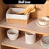 Cooyes Shelf Liner for Kitchen Cabinets – Non-Adhesive Waterproof Drawer Liner – Durable EVA Material Easy-to-Cut Shelf Paper for Refrigerator, Cupboard, Dresser with Modern Pattern #3