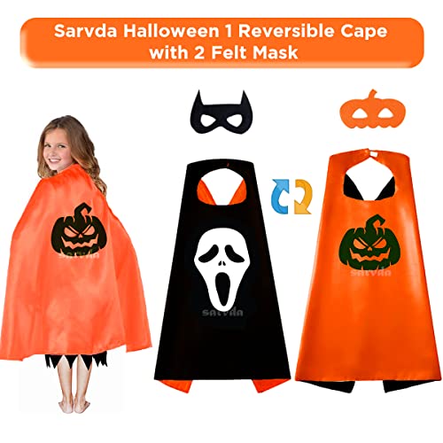 Image of Sarvda Hosiery, Velvet, And Satin Halloween Costume|Halloween Dress For Boys|Witch Costume For Girls (5-6 Years, Green Witch (Dress, Hat, Black Cape, Pumpkin, Teth))