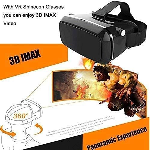 Image of HD Virtual Reality Headset w /Controller /Gamepad,VR Headsets for iPhone /Android,3D VR Glasses for TV, Movies & Video Games-VR Goggles Compatible with iOS, Android Phones (BG44)