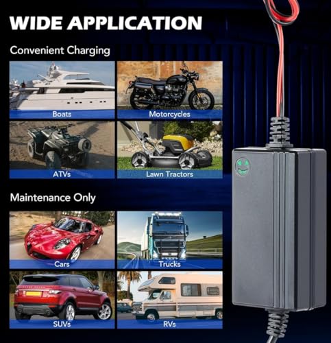 ARUSPRAY Store ARUSPRAY 12V 7Ah 1.7A DC Battery Charger for Car, - Image 4