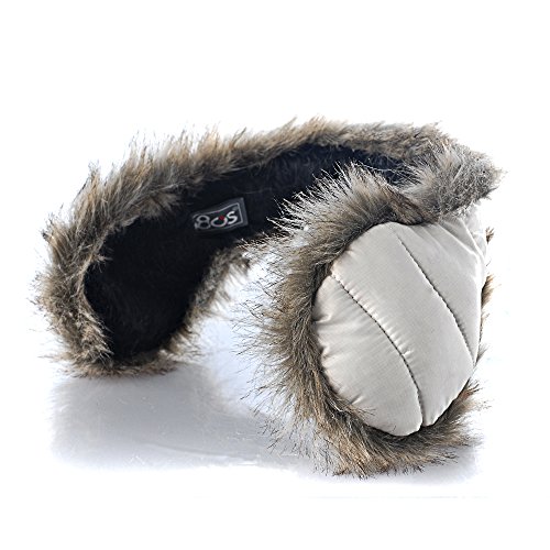 180s Down With Behind The Head Ear Warmer, White, Size One Size Fits Most
