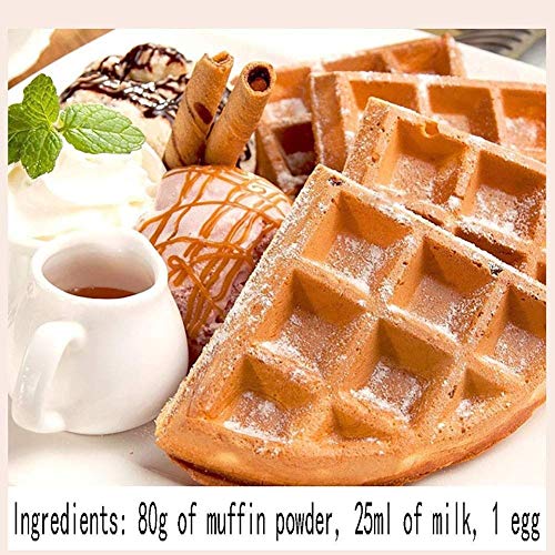 ZOUJUN Haushalt Waffeleisen Sandwich Toaster Panini Press Grill Donut-Maschine Eisen-Maschine, Tiefantihaft-Beschichtung… – Bild 3