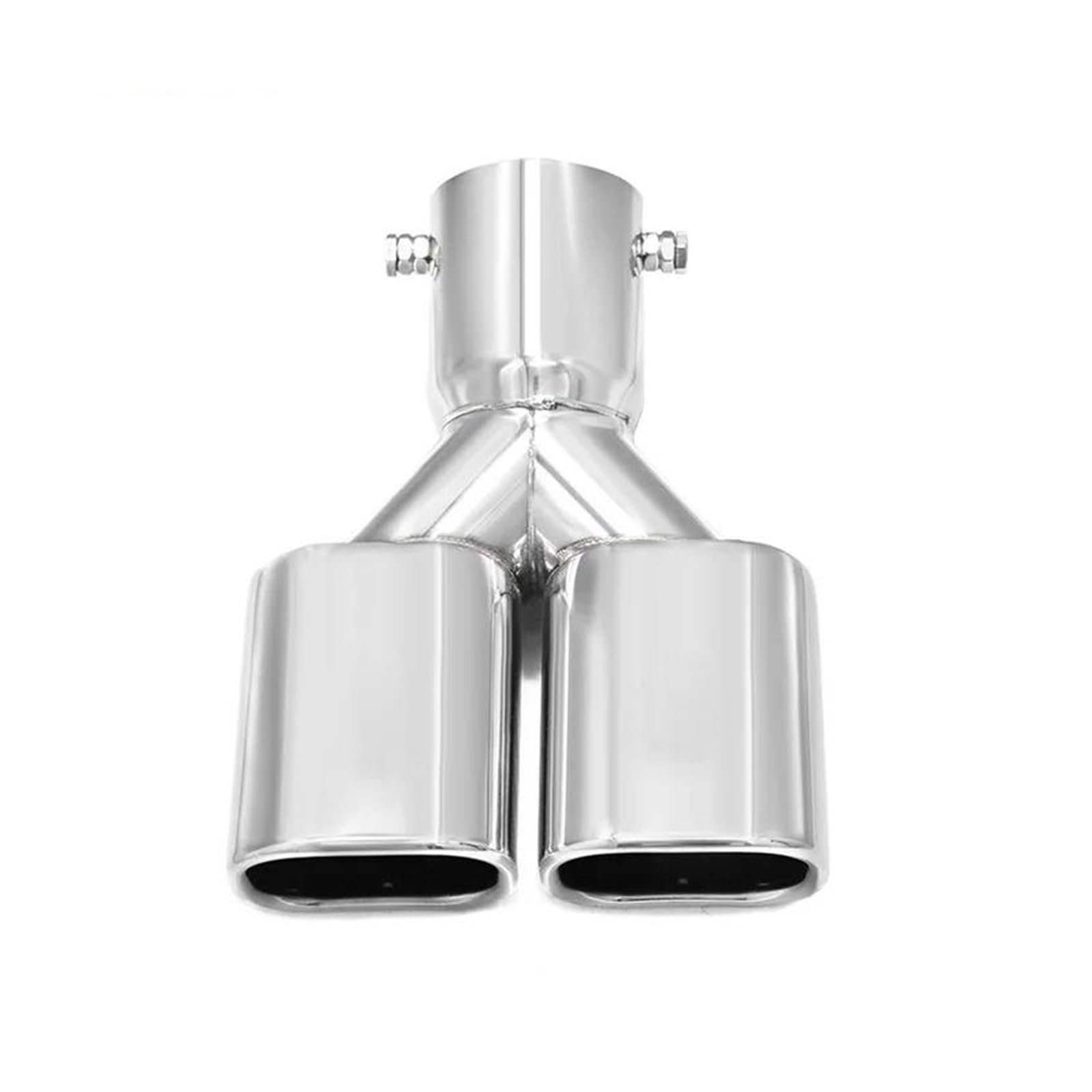 Tubo escape deportivo Silenciador de tubo de escape cuadrado de acero inoxidable de doble cabezal para Toyota para Alphard Serie 40 2024 silenciador