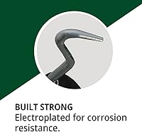 Vista 5 de WOLF - Herramienta manual para atar atar con gancho de acero giratorio suave y mango de plástico contorneado, 7 pulgadas, torcedor de alambre