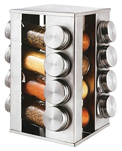 SQ Professional Gems Revolving Metallic Spice Rack...