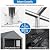 Polar Aurora 20x20 FT Heavy Duty Carport with All-Season Tarp, Portable Car Tent Garage with Roll-Up Windows & Side-Opening Door, Enclosed Car Port Canopy Tent with Galvanized Frame for Car, SUV, Boat