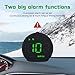 Geloo Digital GPS Speedometer, Heads up Display for Cars with Speed MPH,KM/H, Compass, Time, Fatigue Driving Alert, Speed Alarm, Brightness Adjustment, HUD Display for All Vehicles (G13)