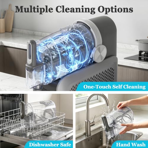 Image of Slushie Machine, 2-in-1 Soft Serve Ice Cream & Frozen Drink Machine | 88oz Capacity, No Ice Needed, Self-Cleaning, Commercial Slushy Machine for Home, Margaritas, Frappes, Milk Shake
