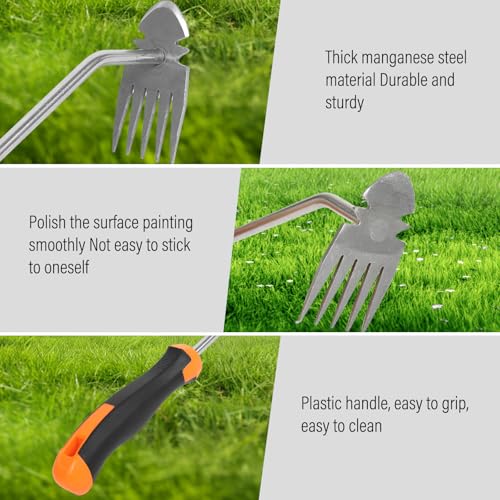 Outil de désherbage durable et robuste à poignée ergonomique - 8