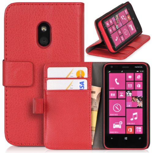 Donzo® - Astuccio per Nokia Lumia 620 Rosso rosso