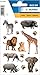 Produktbild HERMA 15478 Sticker für Kinder, Exotische Tiere (36 Aufkleber, Papier, matt) selbstklebend, permanent haftende Motiv Etiketten für Mädchen und Jungen, bunt