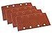 WEN 6313SP 1/3 Sheet Sander Hook-and-Loop Sandpaper (12 Pack), Assorted Grits