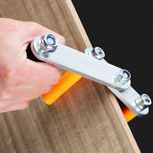 QSLKI 2x Plattenträger mit Tragegriff, Plattenhalter Greifer für Trockenbau Gipskartonplatten Holzplatten Sperrholzplatte, Board Lifter Eisen Gripper Panel Carrier Plattengreifer für Transport