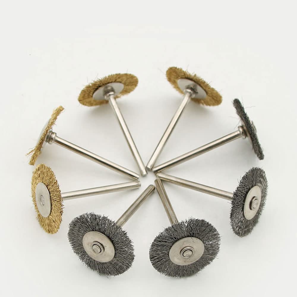 Set Di Spazzole Per Ruote E Tazze Set Di Spazzole Per Ruote E Tazze Set Di Spazzole Per Trapano A Filo Rivestito Kit Di Spazzole Per Pulizia In Ottone Rivestito In Filo - Foto 7