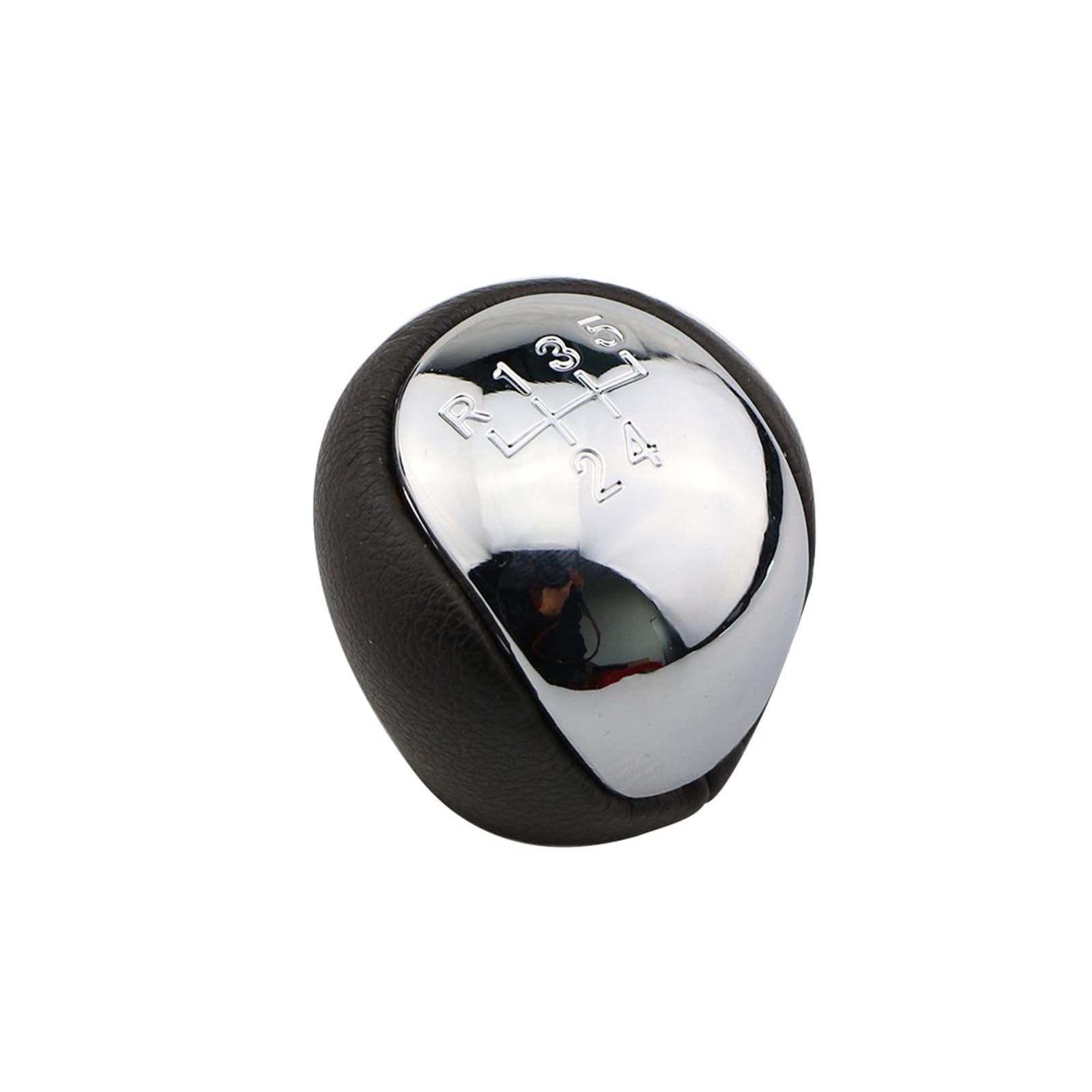 Zhannuobhd Bright Sliver For Kia For Forte For Cerato For Koup 2009 2010 2011 2012 2013 Car-Styling Shifter Lever Handball 5 Speed Gear Shift Knob Stick Shifter Lever Knob(Bright Sliver)