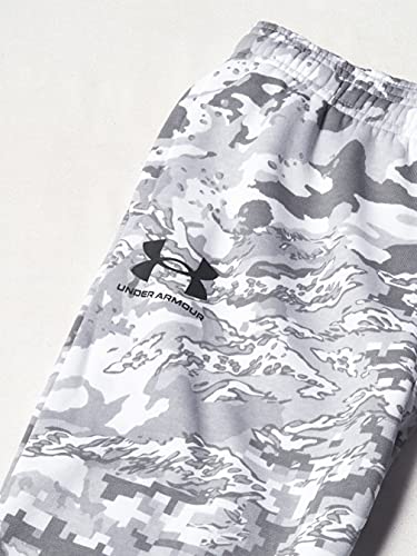 Under Armour Boys' Rival Fleece Abc Camo Joggers , Halo Gray (014)/Black , Youth Large #TOP2