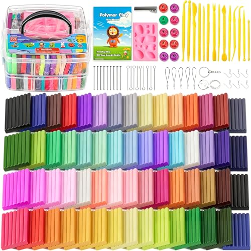 60-Color Polymer Clay Starter Kit