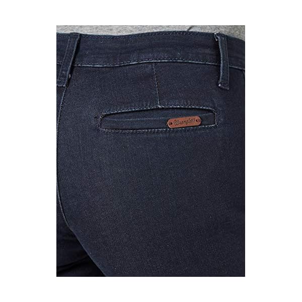 Wrangler womens Retro Mae Mid Rise Wide Leg Trouser Jeans, Dark Blue, 11 1 US