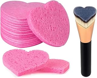 50 esponjas faciales comprimidas de celulosa ...