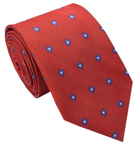 Image of TIE STUDIO Men's Necktie Pocket Square & Cufflink Set | Standard | Jacquard Fabric | Superior Stitching |