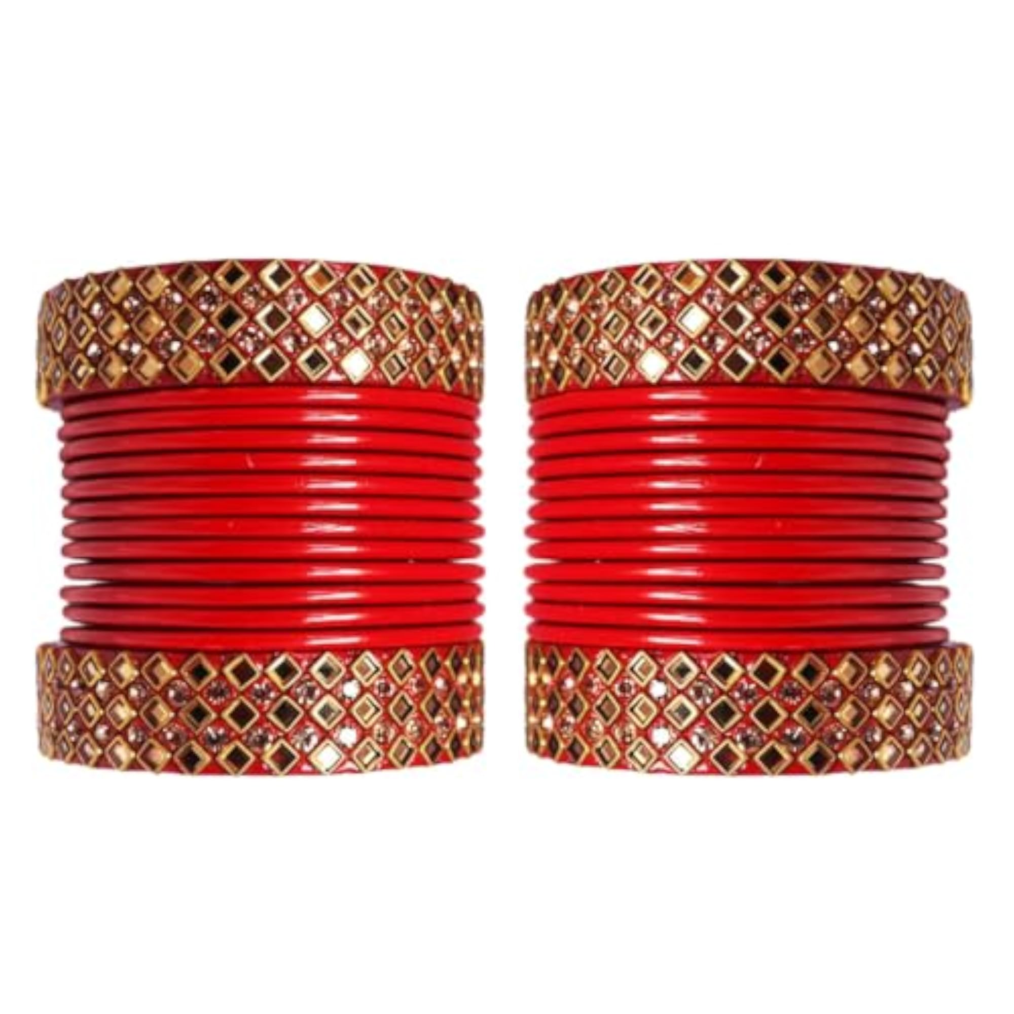 Rajasthani Kundan Lac Wedding Chura Set