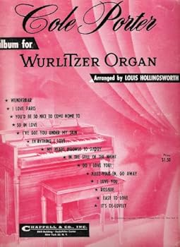 Unknown Binding Cole Porter Album for Wurlitzer Organ Book