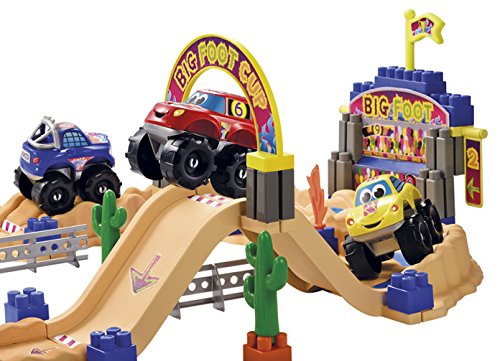 51WrkwAjQHL Jouets Ecoiffier – 3034 - Circuit Big Foot Abrick – Jeu de construction pour enfants – Dès 18 mois – Fabriqué en France