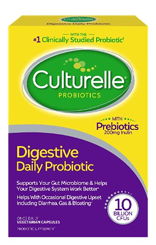 Culturelle Daily Probiotic Formula, Digestive Health Capsules 30 ea (Pack of 3)