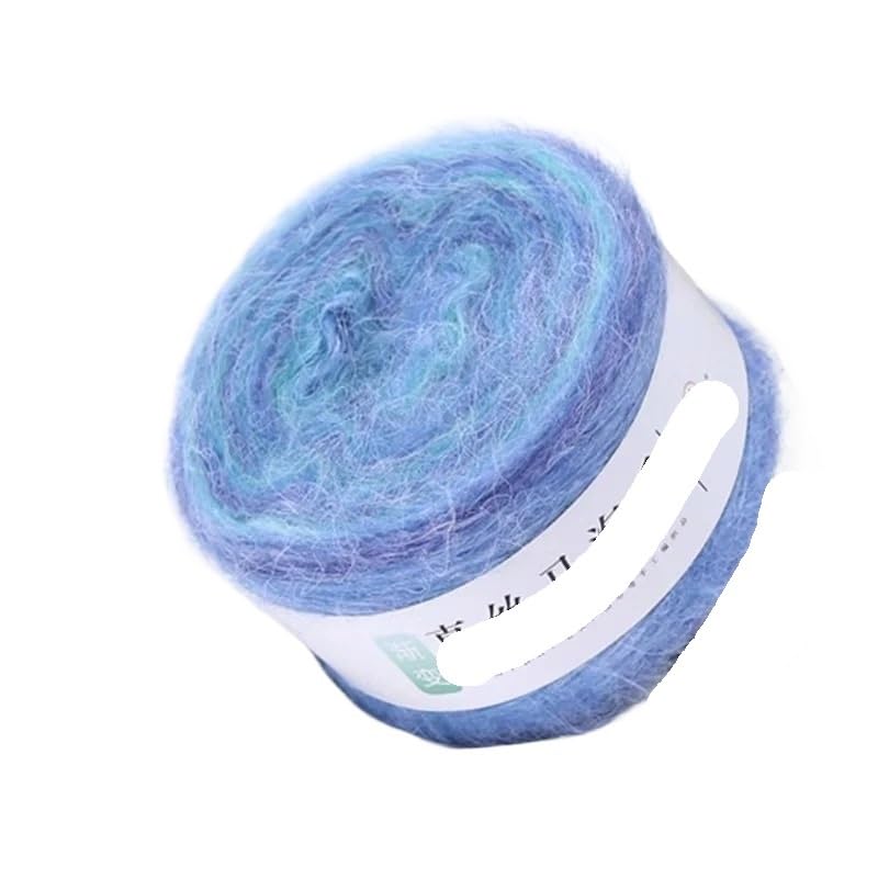 Mohair Wol Bal 100% Nieuw, Zachte Mohair Breiwol Garen DIY Sjaal Sjaal Gehaakte Draad Levert(Roze