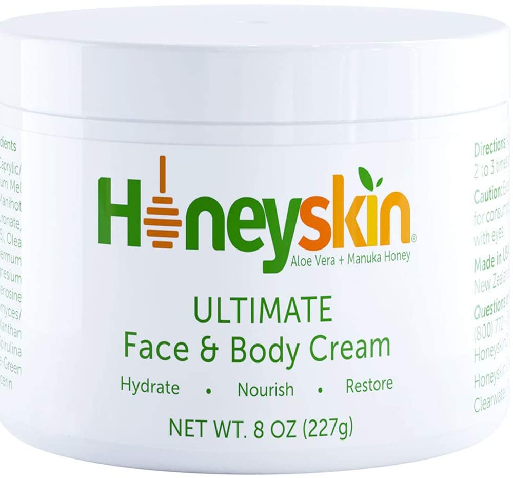 (240ml) - Eczema Repair Cream for Face & Body - Anti-Itch -Soothing Organic Moisturiser - Helps Treat Rosacea, Psoriasis, Rashes, Dry Skin, Wrinkles - Uses Manuka Honey - Aloe Vera- Cocoa Butter - ...