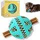 PawsOnly | Hundespielzeug | Leckerli Ball für Hunde | Intelligenzspielzeug | Snackball Hund | Hundebeschäftigung | Futterball Naturkautschuk | Welpenspielzeug | Zahnputzball (Klein 6 cm, Blau)