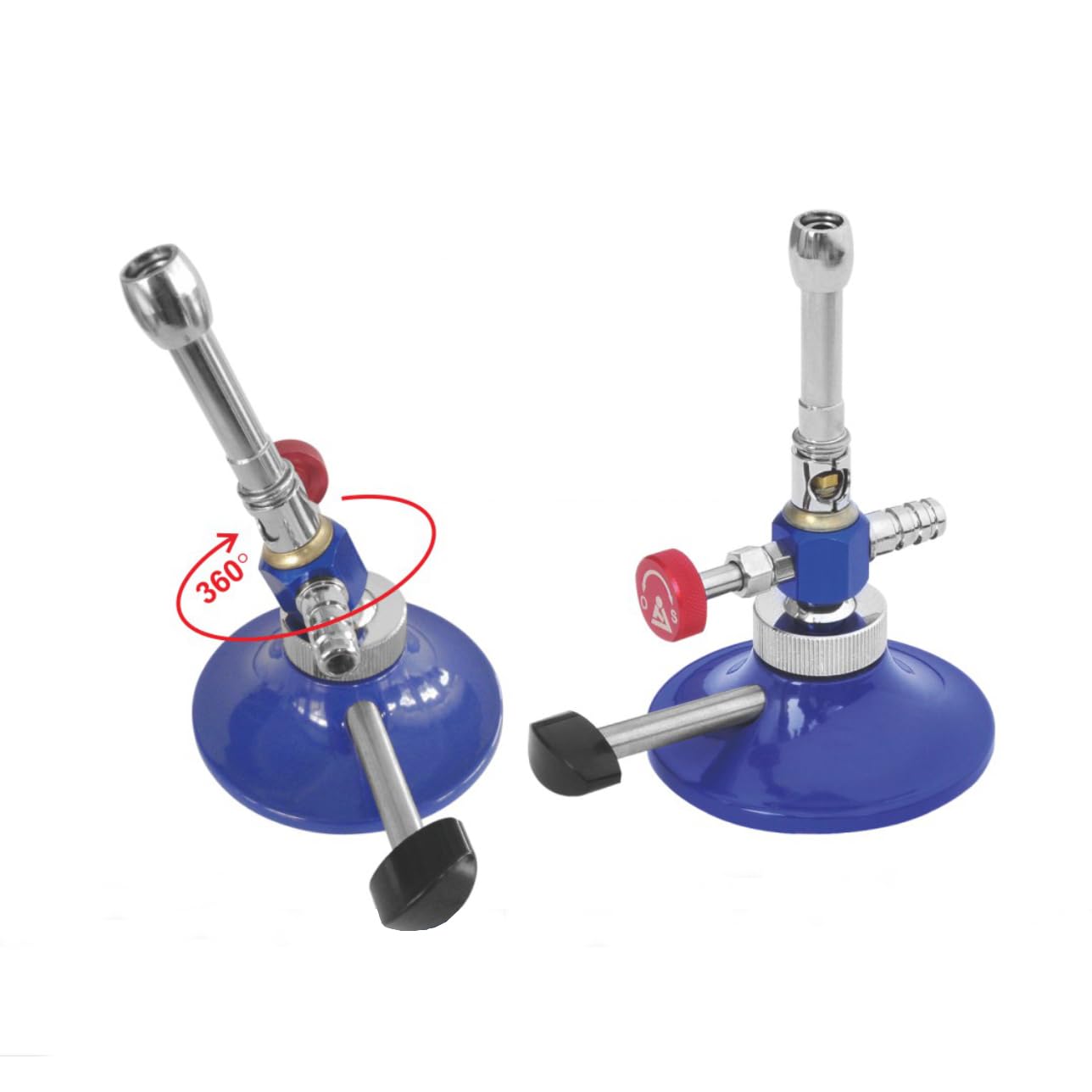 S&Dent 1 PC Dental Lab Single Tube Rotatable Gas Light WITHOUT GAS