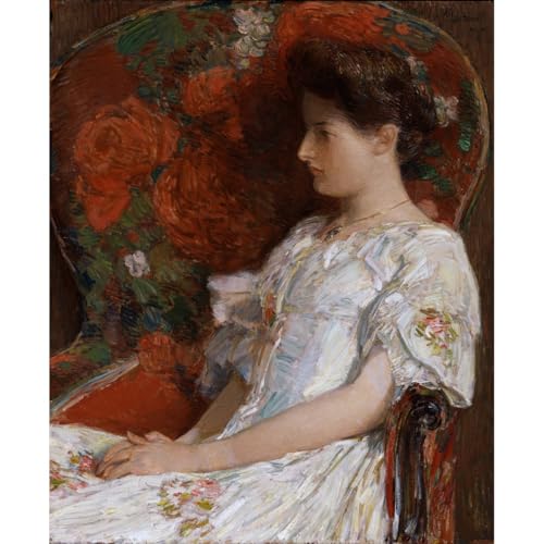 Chaise victorienne 1906 : impression giclée de qualité musée sur grande toile