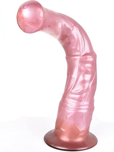 Consolador de caballo de simulación con ventosa consoladores de animales de silicona suave enchufe anal juguetes sexuales para adultos adecuados