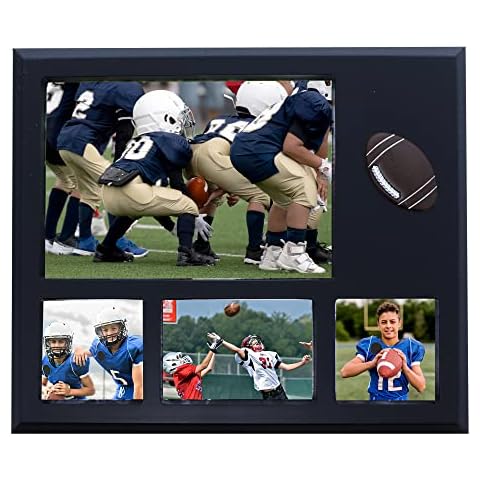 Li'Shay Sport Photo Frame for 4 Photos Collage - Football Cover