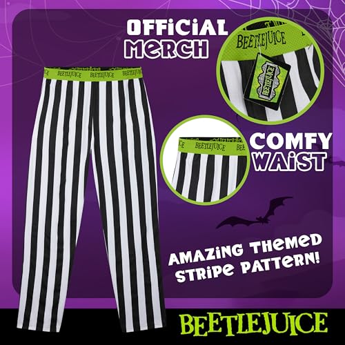 BEETLEJUICE Mens Pajama Pants Lounge Pants with Pockets Loungewear Sleepwear4