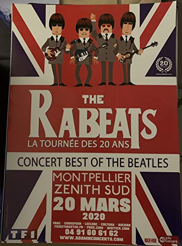 AFFICHE / The Rabeats - Best of The Beatles - 40x60cm Poster
