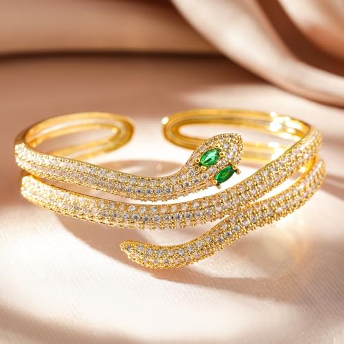 Image of Rubans Demi Fine Stainless Steel Bracelet Emerald CZ Gift for Women & Girls