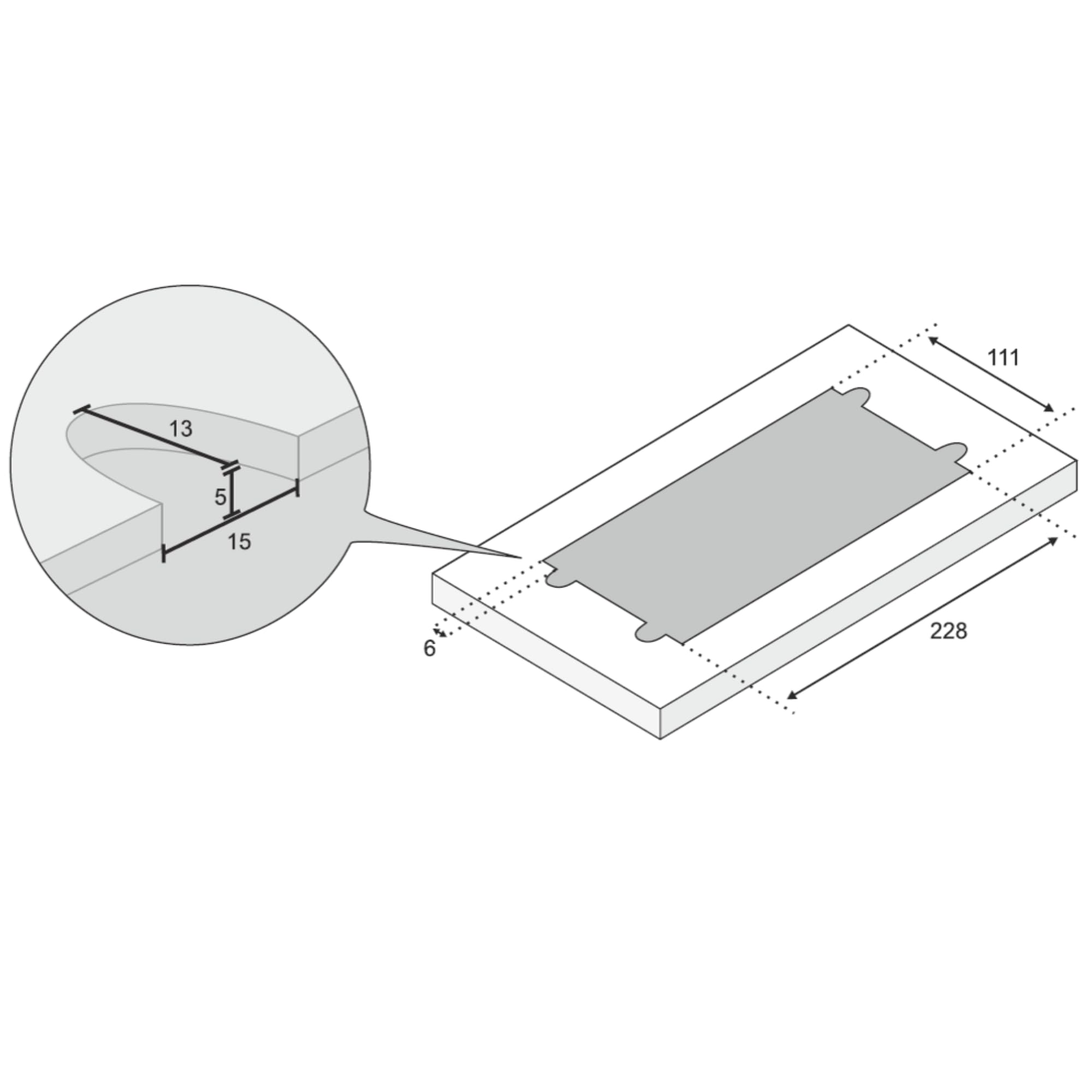 Schreibtisch Steckdose Tischsteckdose Versenkbar Modern Steckdose Versenkbar mit Flachem Rand mit Stromkabel 1,5 und 2x USB-Ladegerät (Typ A und C; 3,6A)
