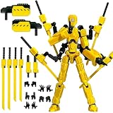 T13 Already Assembled Action Figure Accessories,Multi-Jointed Movable Robot Action Figure Set,for Collectors Desktop Decorations Game Lovers Toys