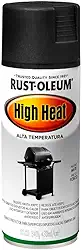 Tinta Spray Alta Temperatura Rust Oleum 340g Preto Fosco