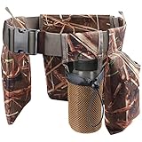 Ceadyxiao Dove Hunting Belt with Shell Bags: Adjustable Dove Belts with Game Pouch Shell Bags Water