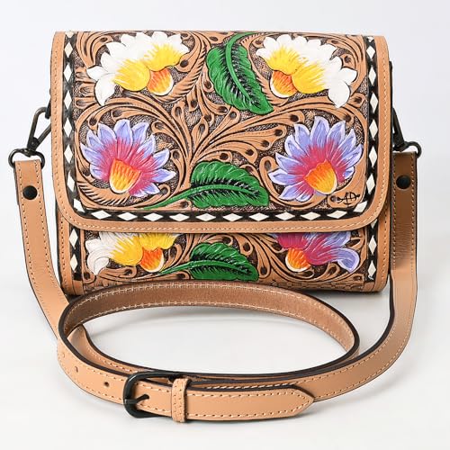 American Darling Cross Body I Hand Tooled Genuine Leather Women Bag Western Handbag Purse4