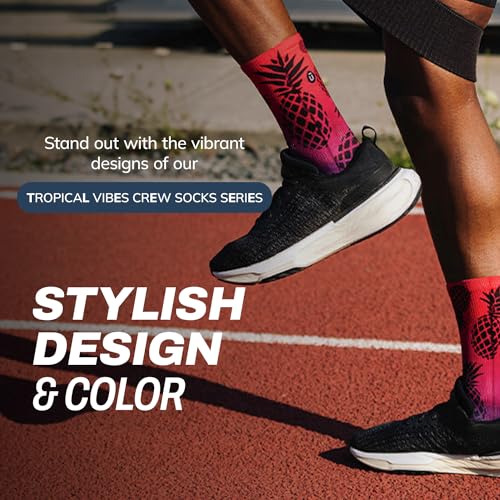 Outway Novelty Crew Socks for Men & Women, Breathable Comfort, Moisture-Wicking Athletic Calf Sock with Arch Support2